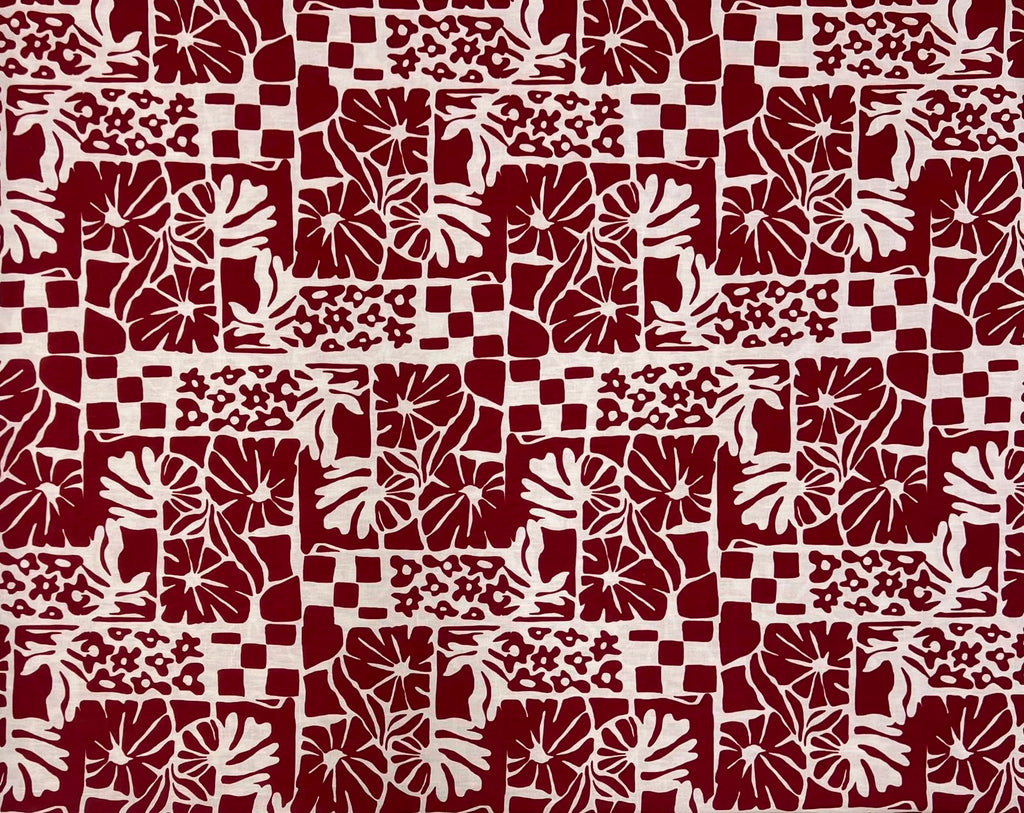 Lino Estampado Algodon X Metro.