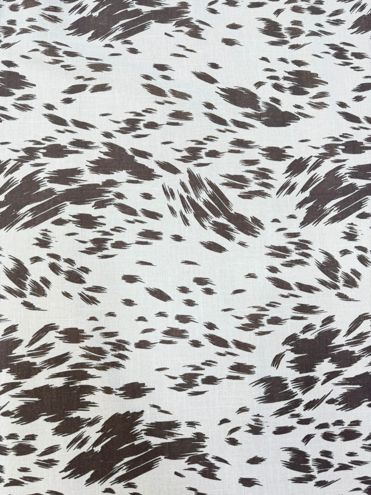 Lino Estampado Algodon X Metro.
