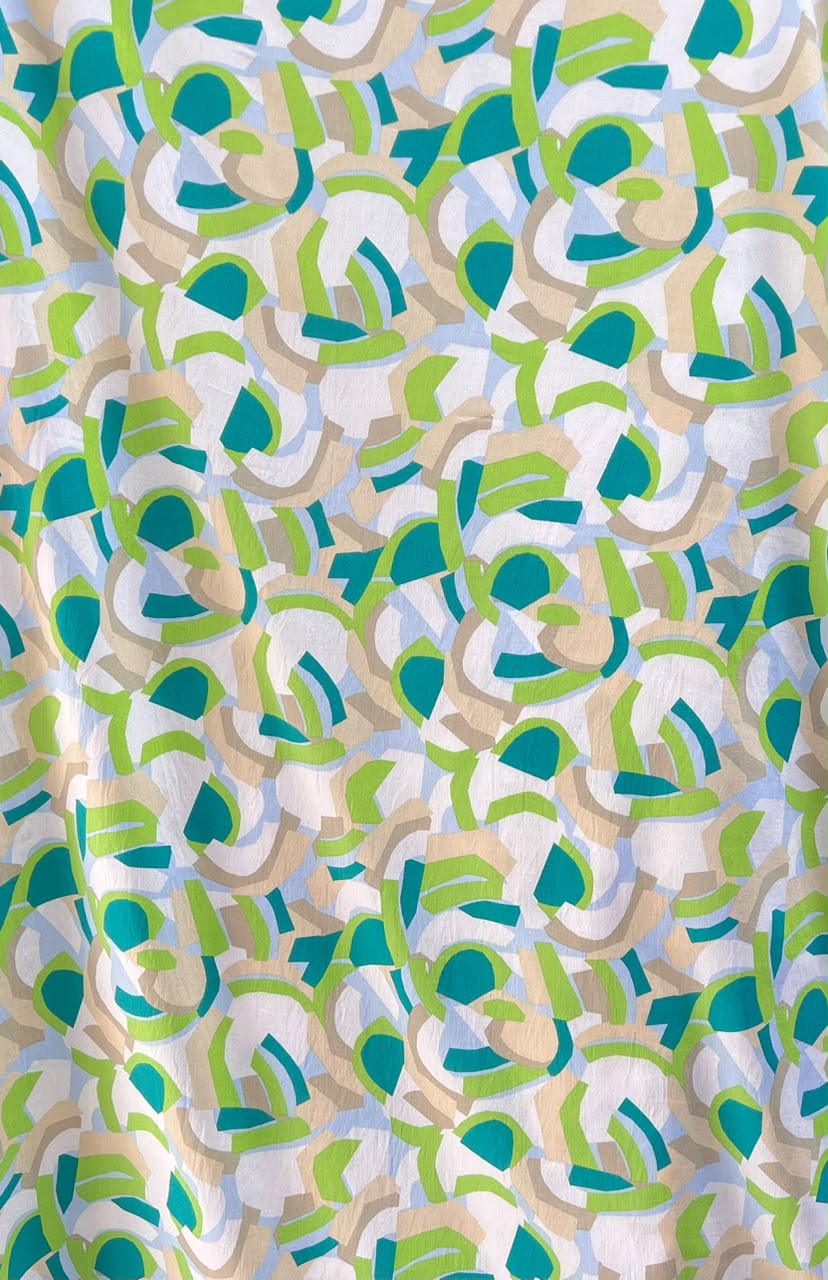 Lino Poliester Estampado X Metro.