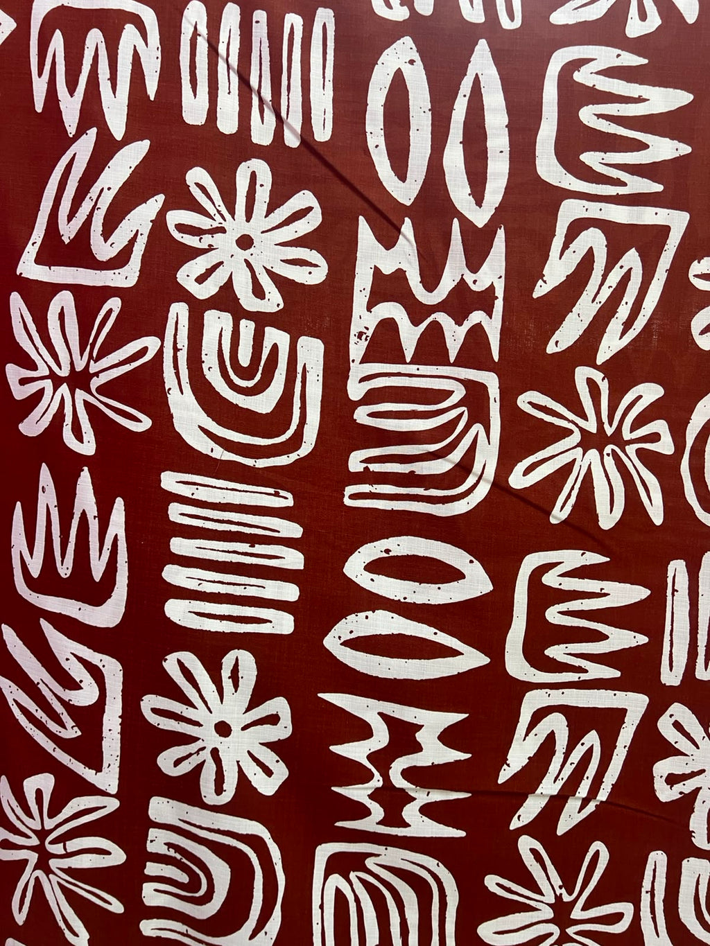 Lino Estampado Algodon X Metro.