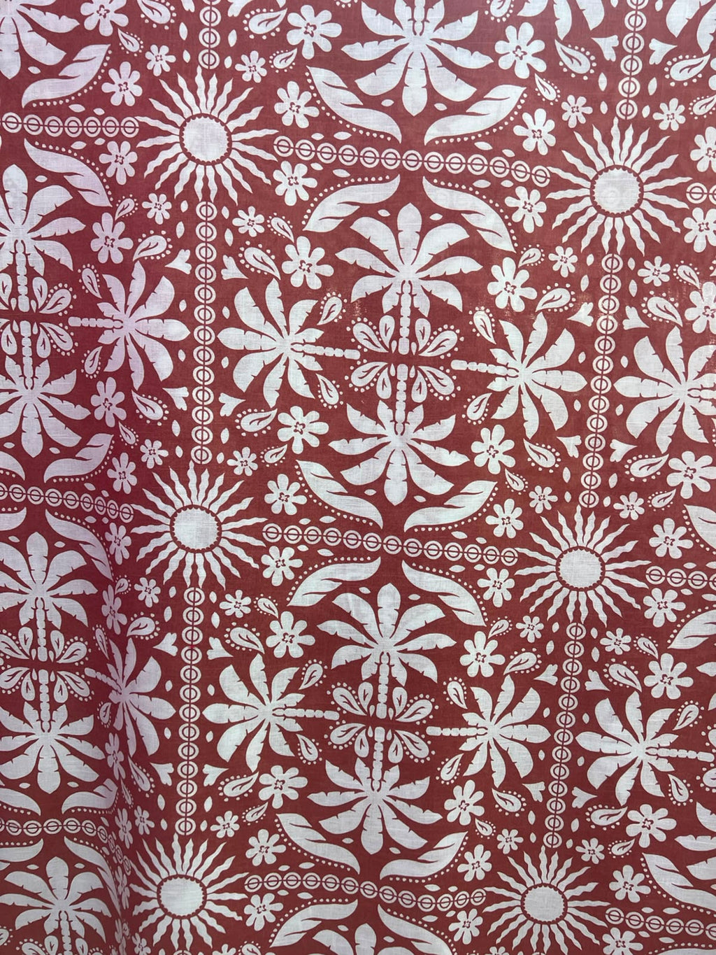 Lino Estampado Algodon X Metro.