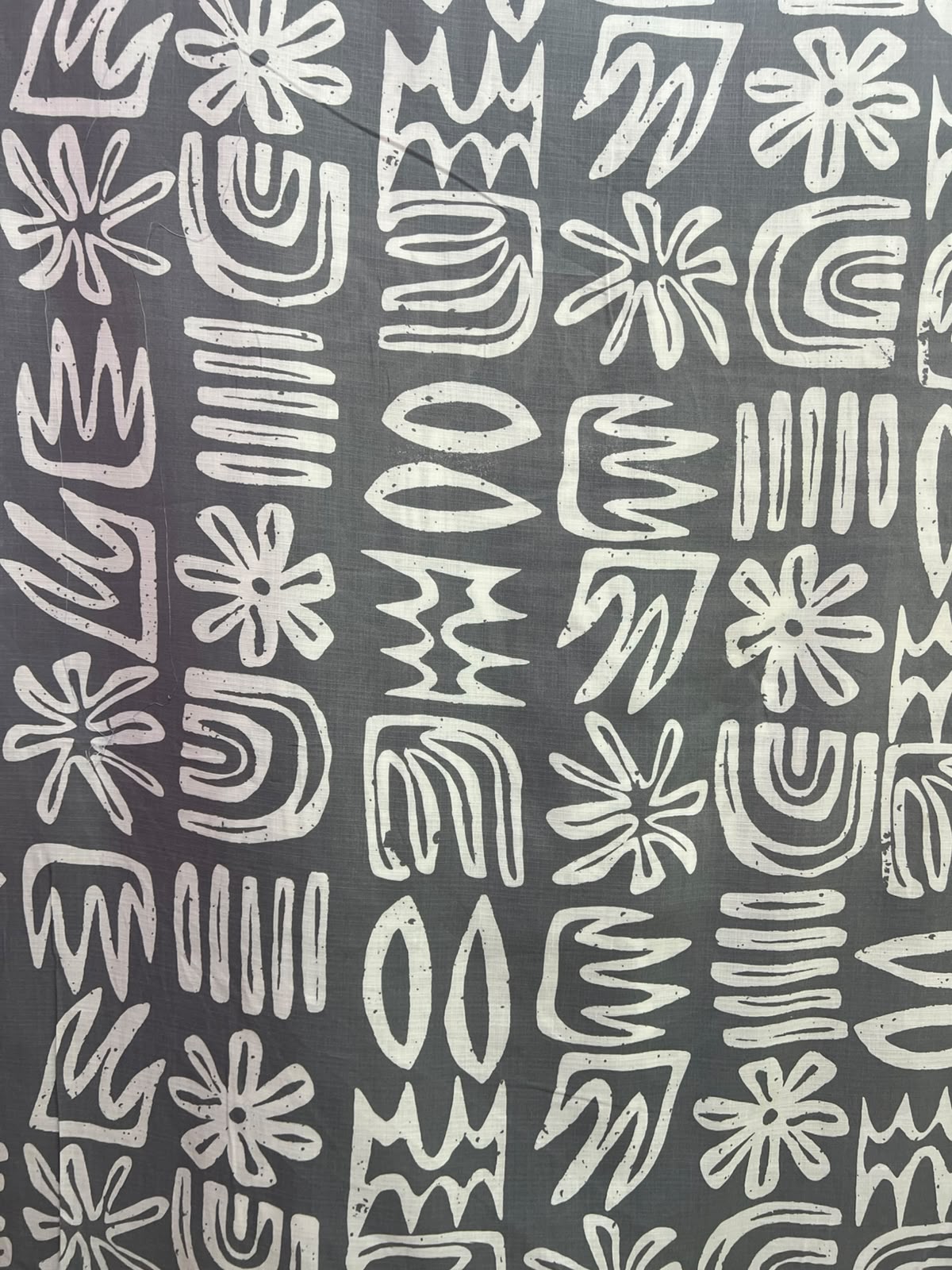 Lino Estampado Algodon X Metro.