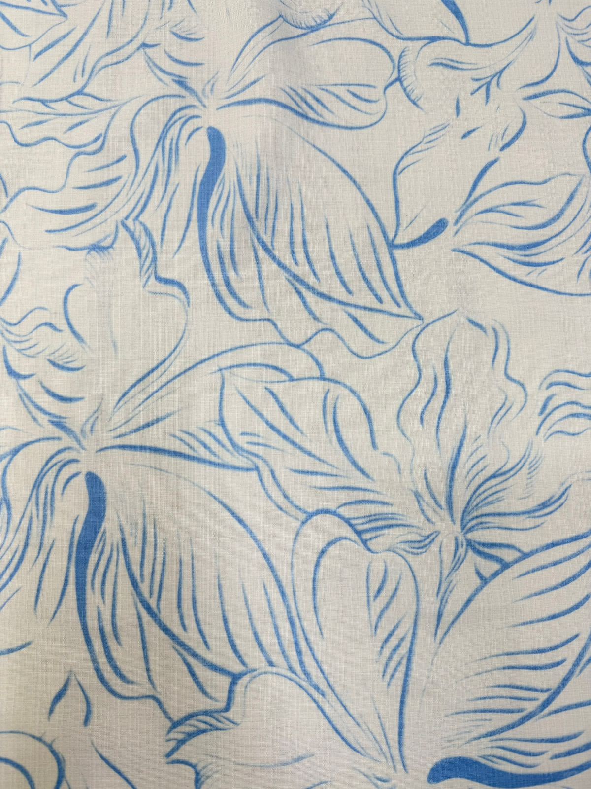 Lino Estampado Algodon X Metro.