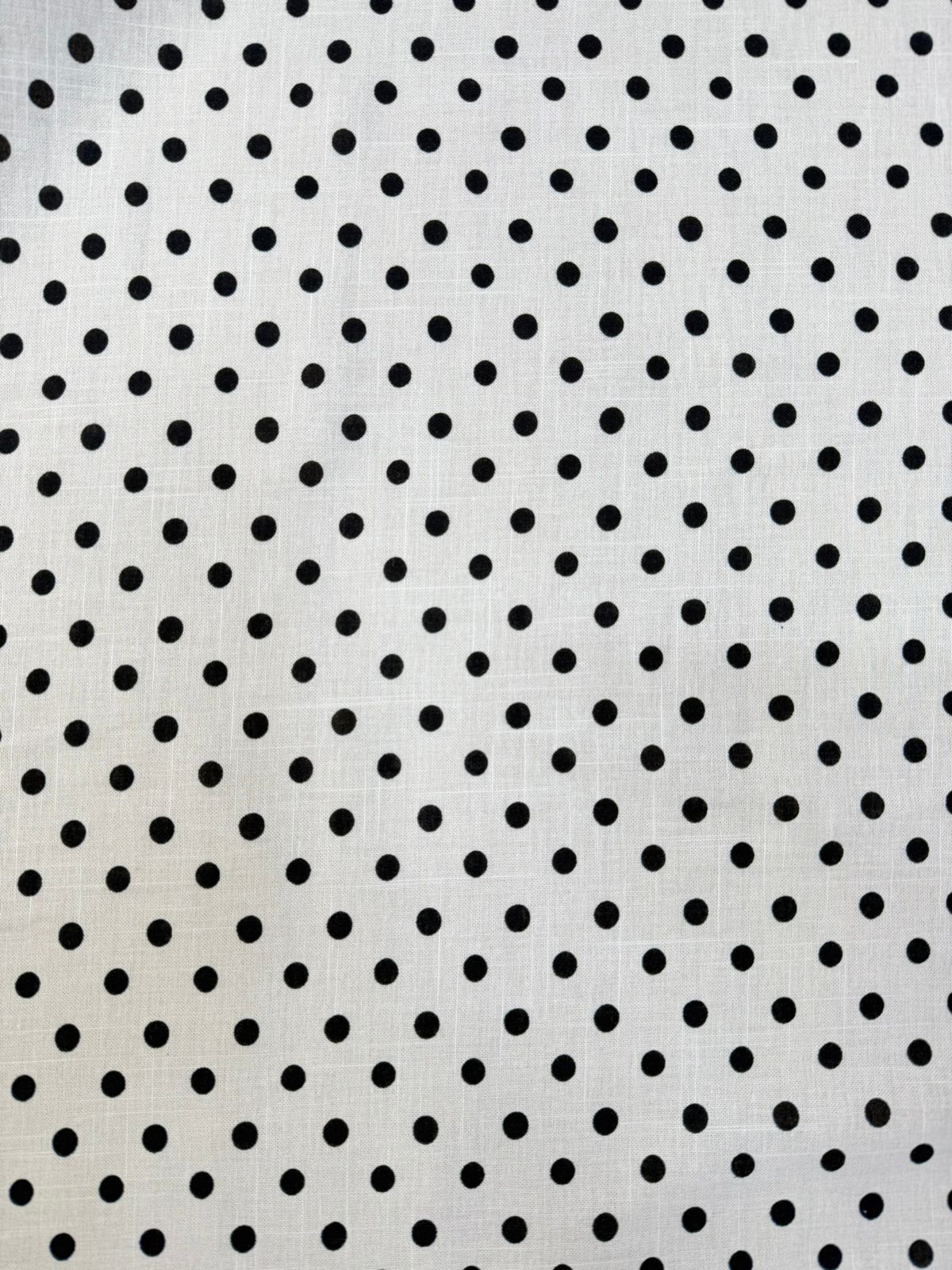 Lino Estampado Lunares X Metro.