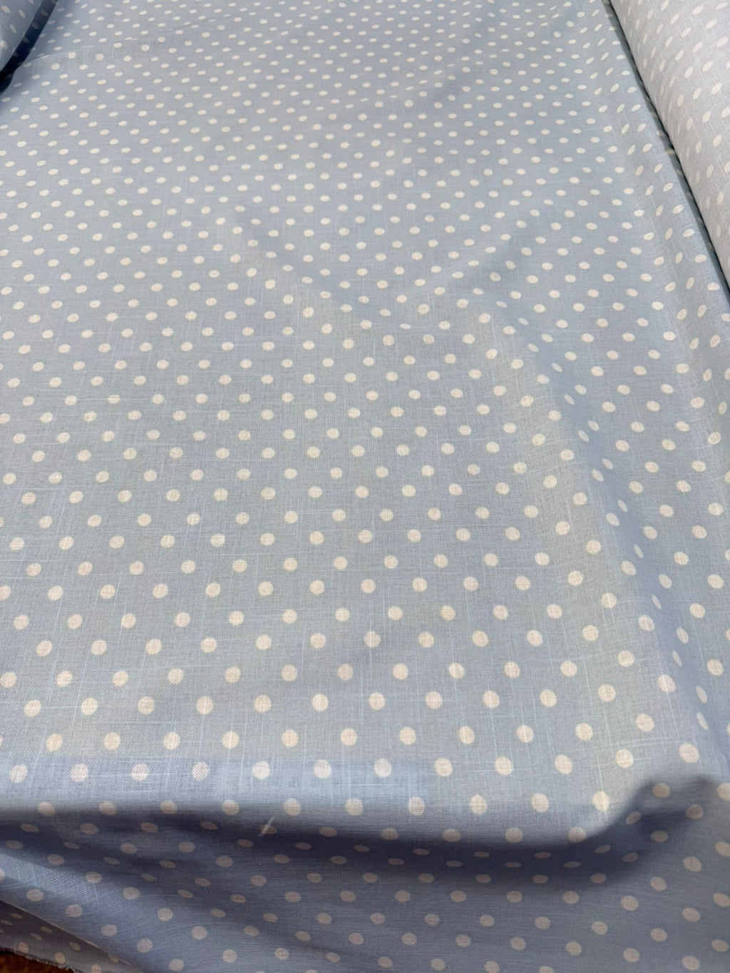 Lino Estampado Lunares X Metro.