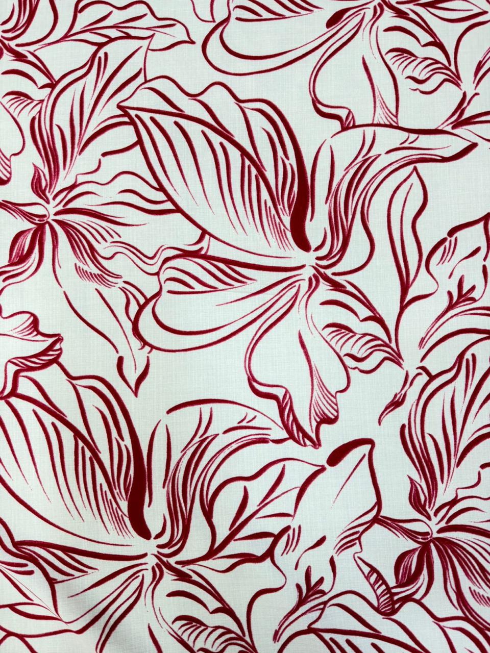 Lino Estampado X Metro.