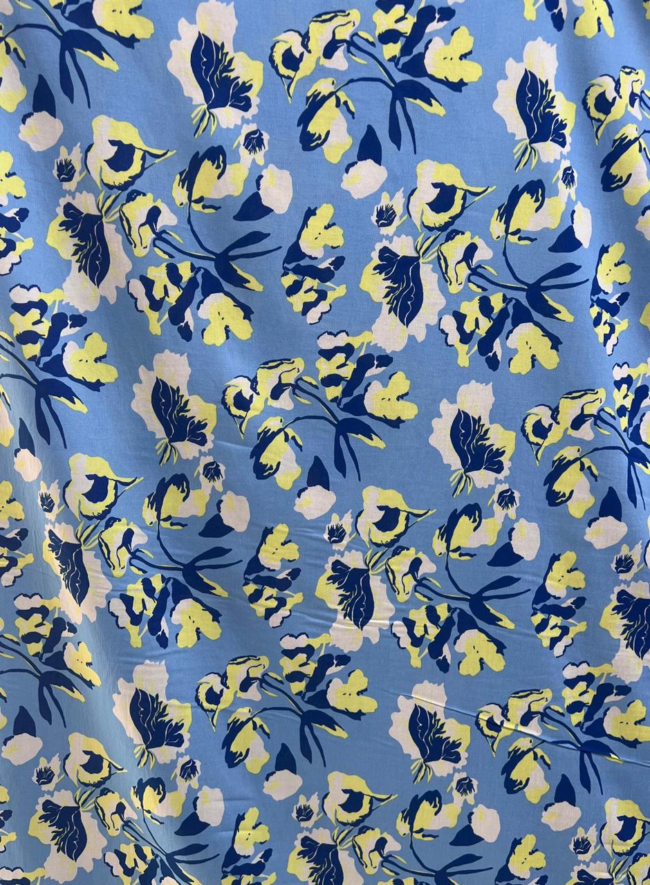 Lino Estampado X Metro.