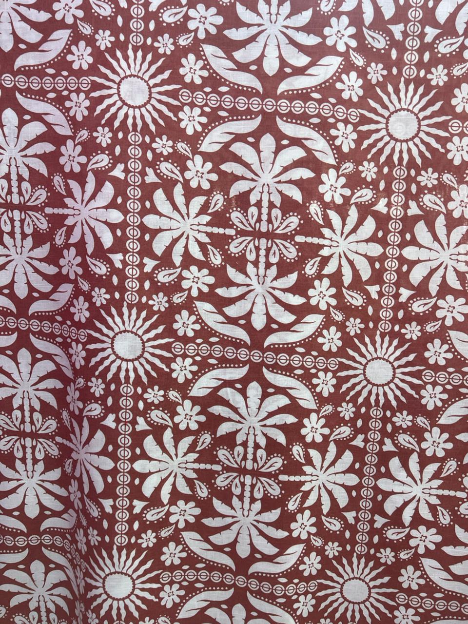 Lino Estampado X Metro.