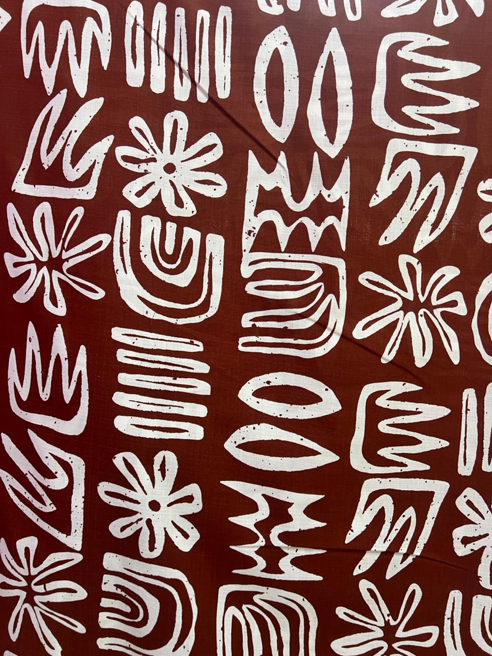 Lino Estampado X Metro.