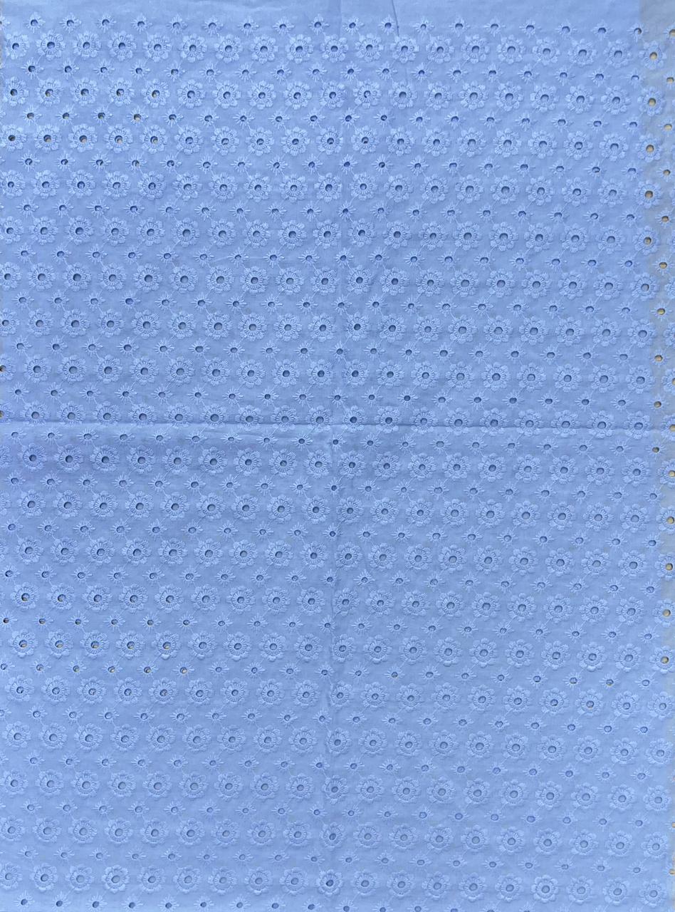 Ojalillo Unicolor Azul Bebe X Metro.