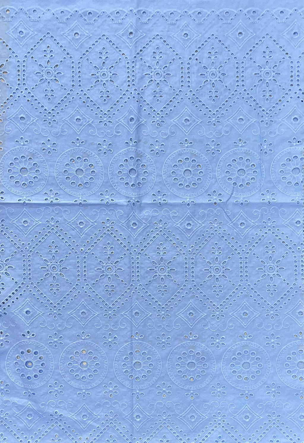 Ojalillo Unicolor Azul Bebe X Metro.