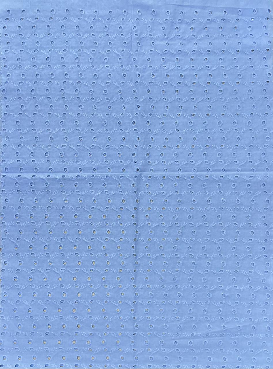 Ojalillo Unicolor Azul Bebe X Metro.