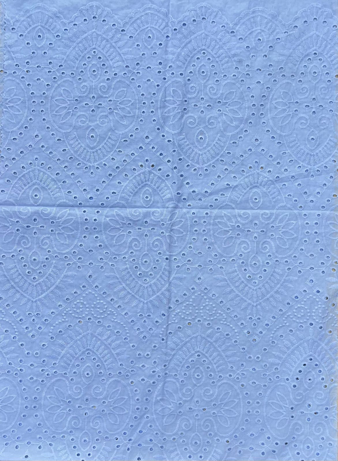 Ojalillo Unicolor Azul Bebe X Metro.