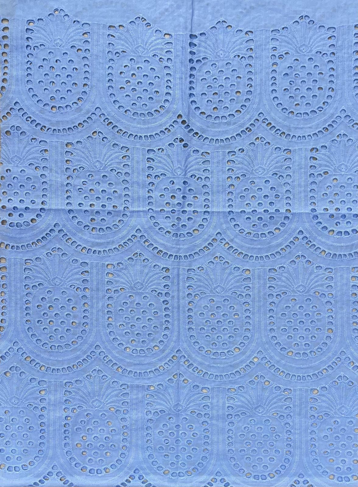 Ojalillo Unicolor Azul Bebe X Metro.