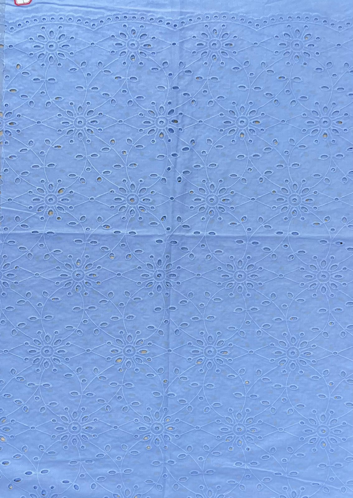 Ojalillo Unicolor Azul Bebe X Metro.