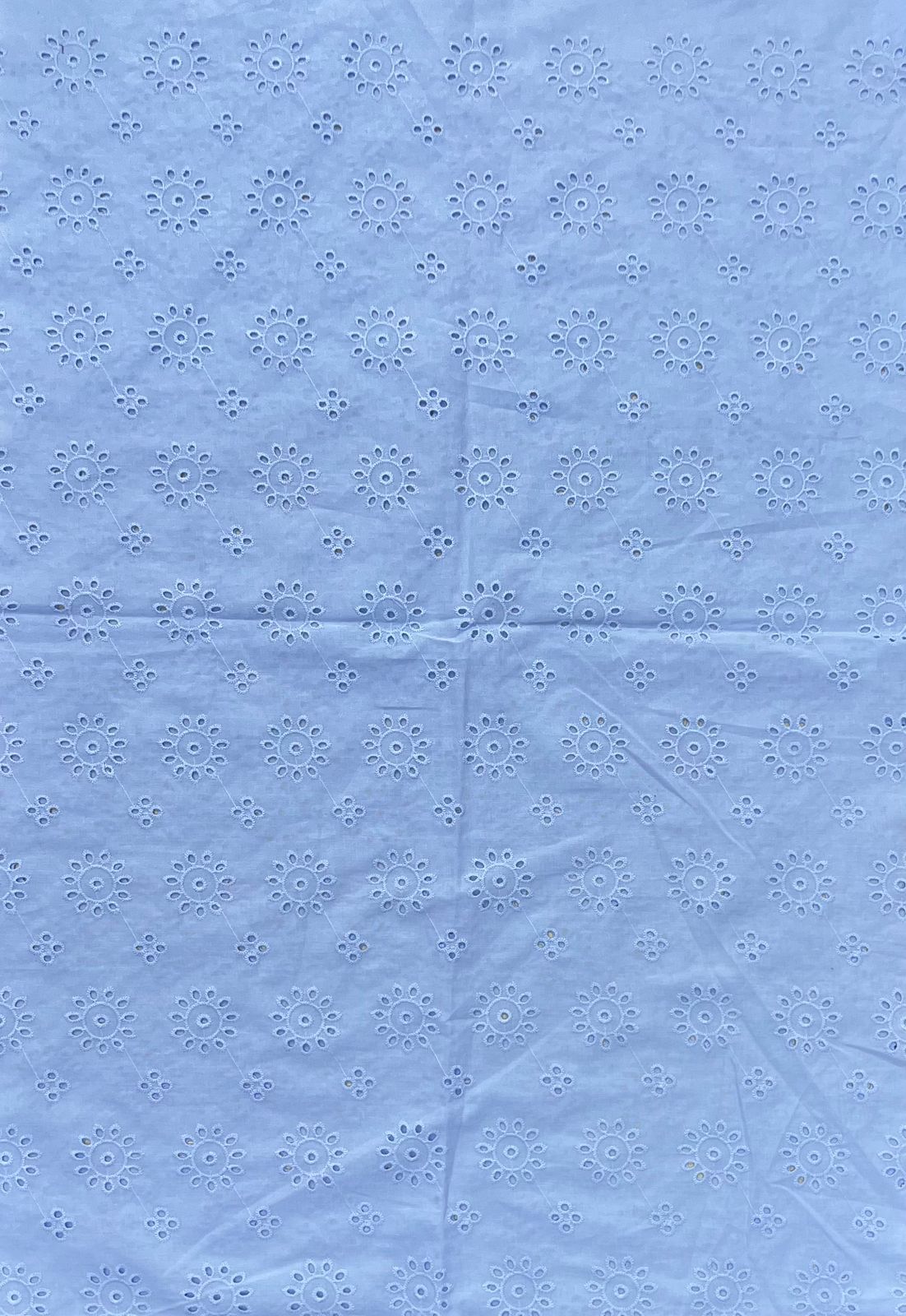 Ojalillo Unicolor Azul Bebe X Metro.