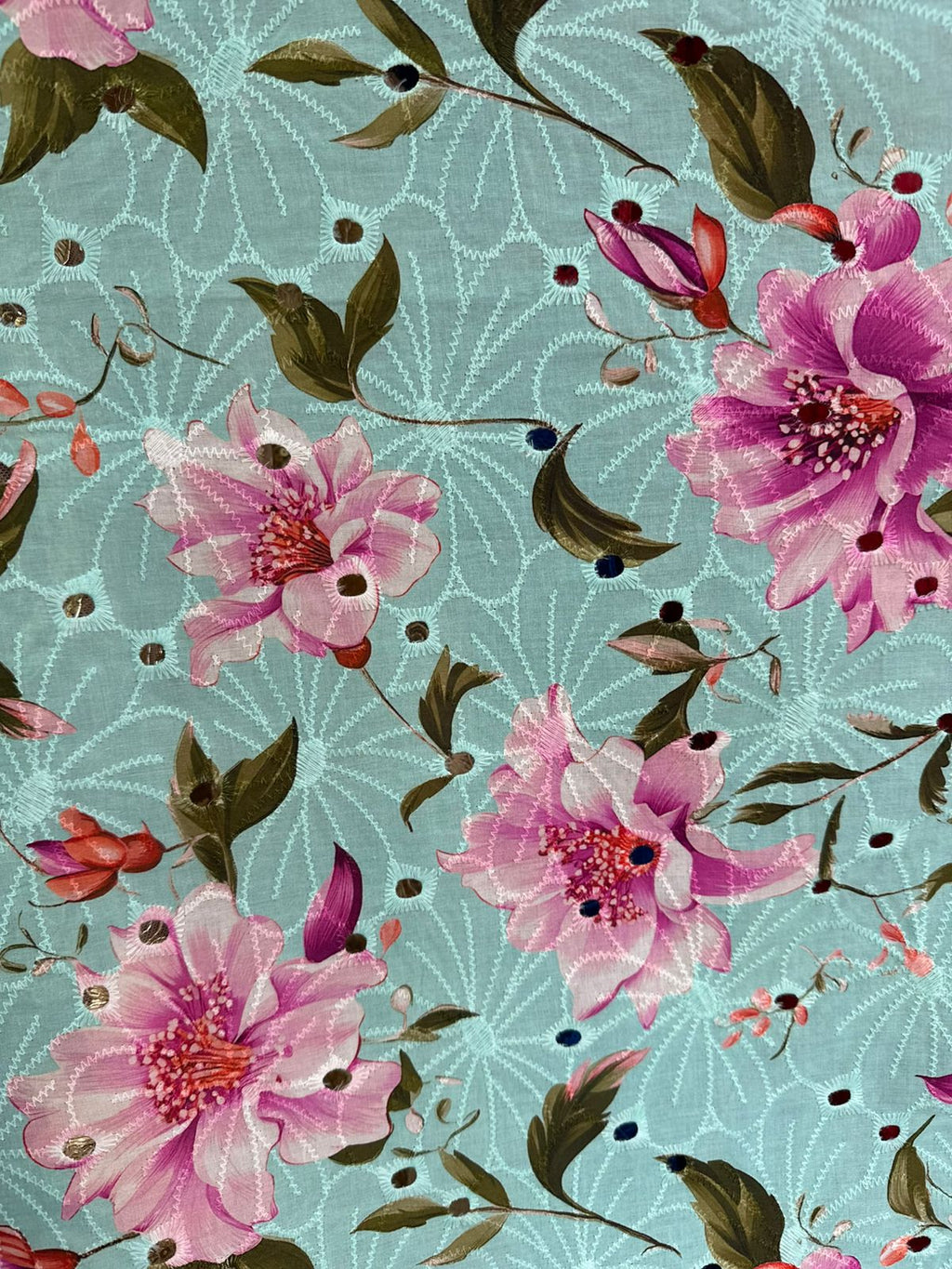 Ojalillo Estampado X Metro.