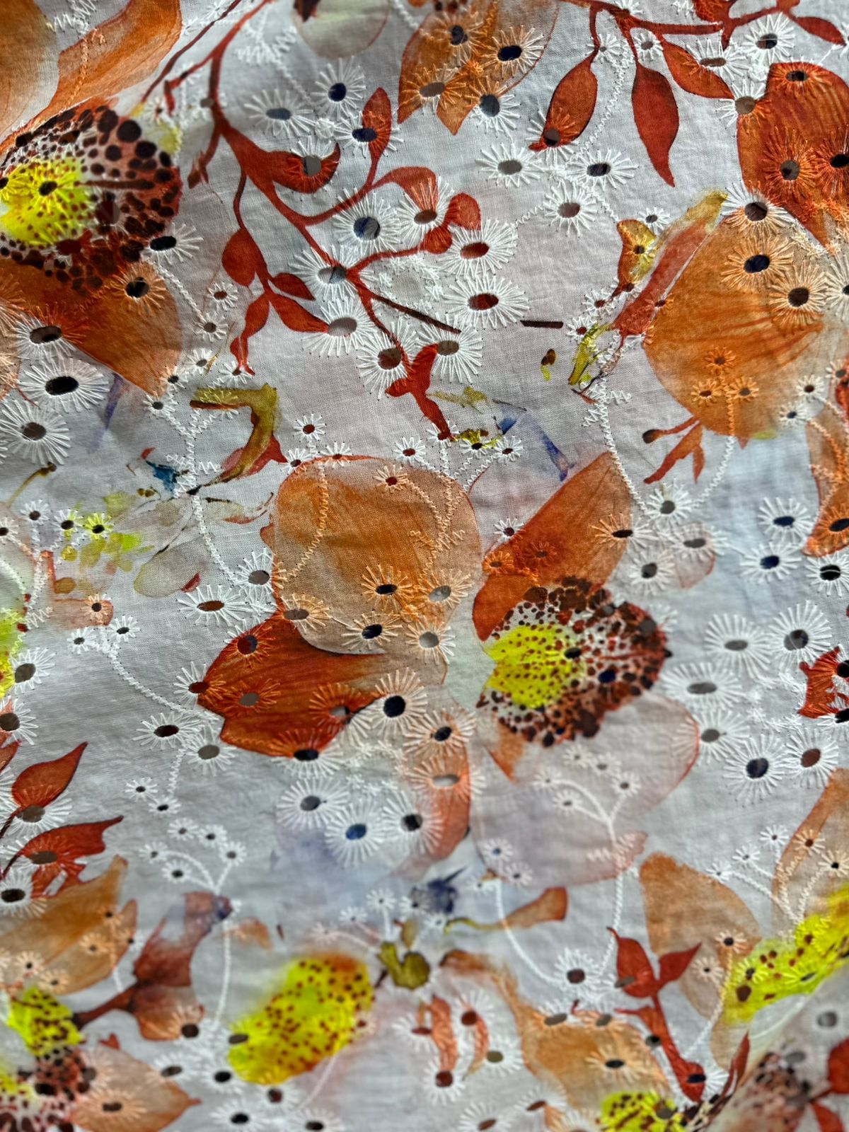 Ojalillo Estampado X Metro.