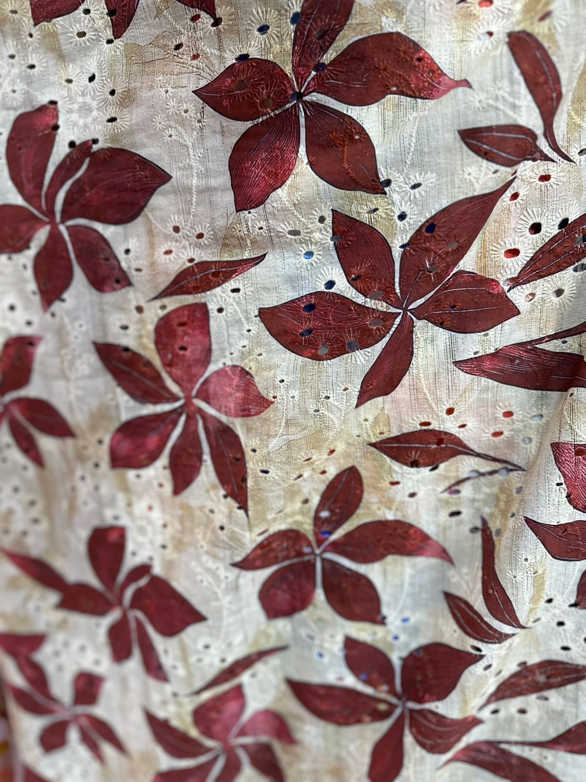 Ojalillo Estampado X Metro.