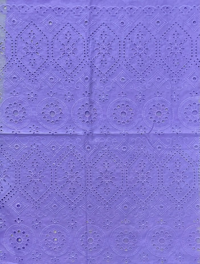 Ojalillo Unicolor Lila X Metro.