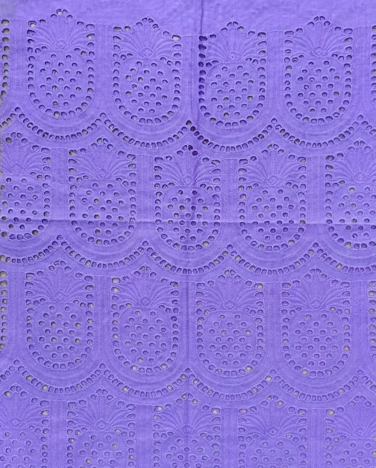 Ojalillo Unicolor Lila X Metro.