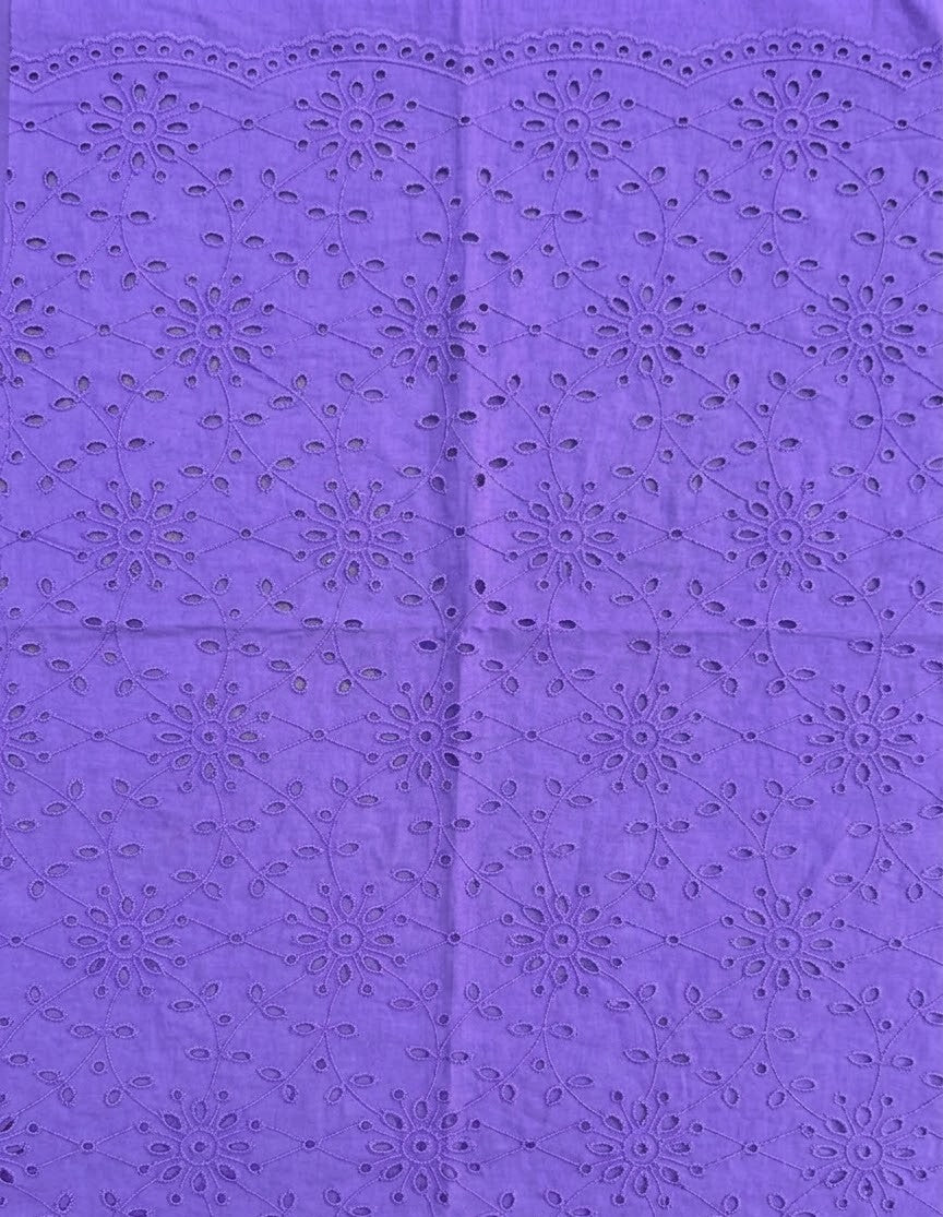 Ojalillo Unicolor Lila X Metro.