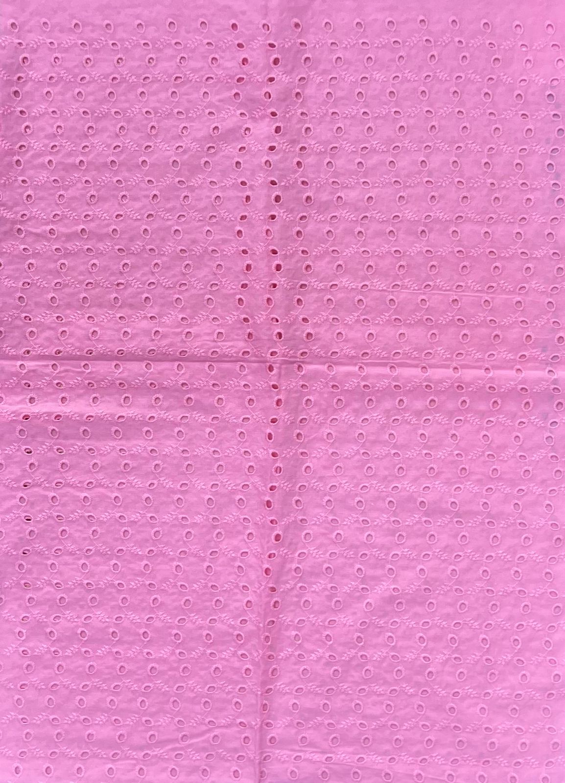 Ojalillo Unicolor Rosado X Metro.