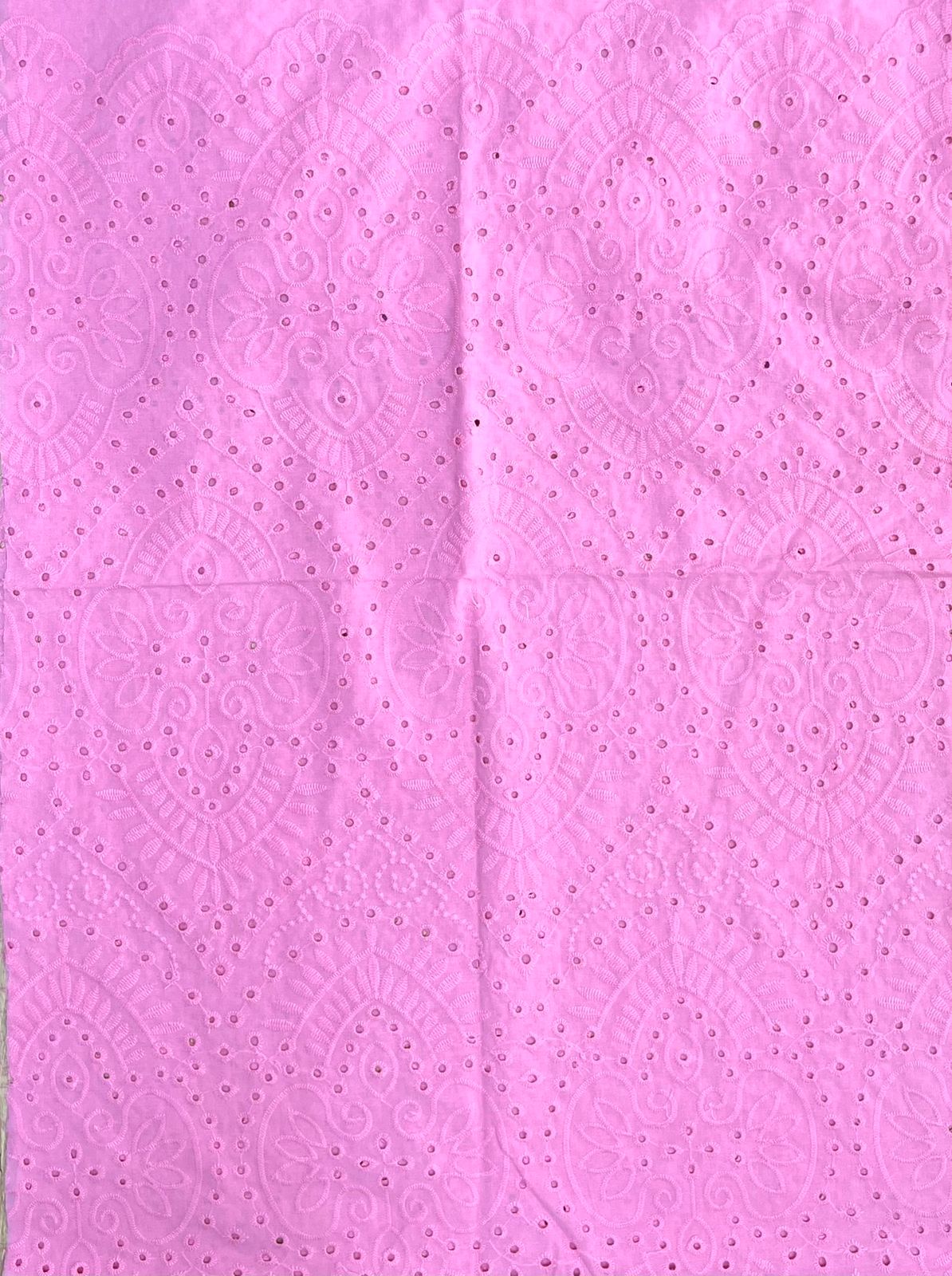 Ojalillo Unicolor Rosado X Metro.