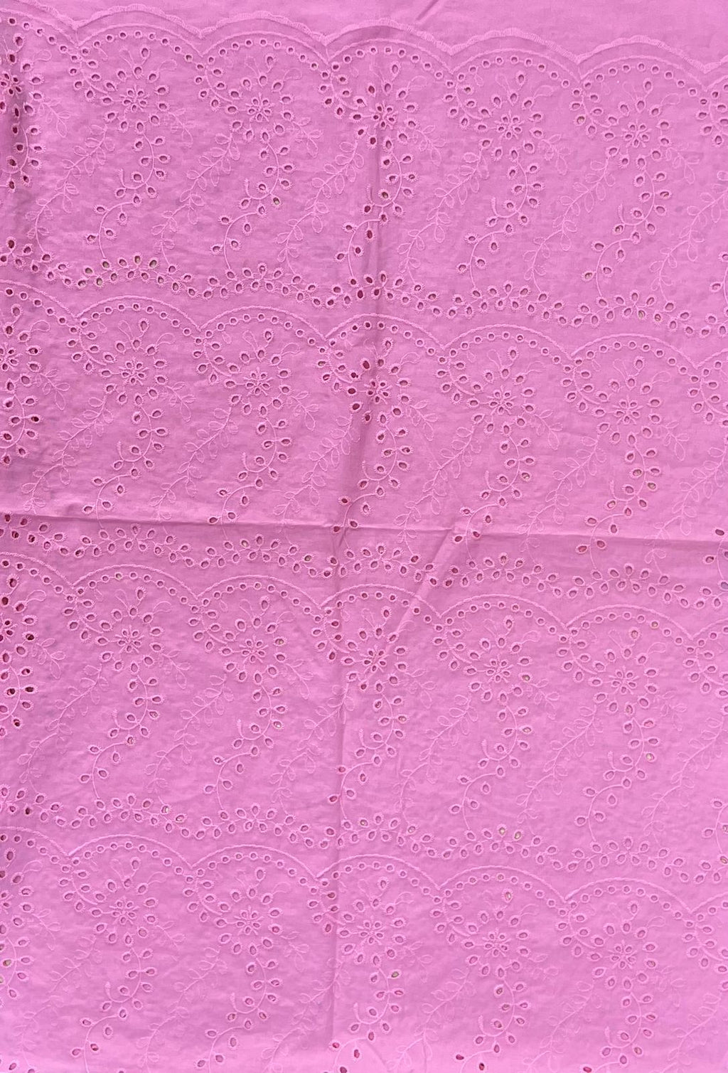Ojalillo Unicolor Rosado X Metro.