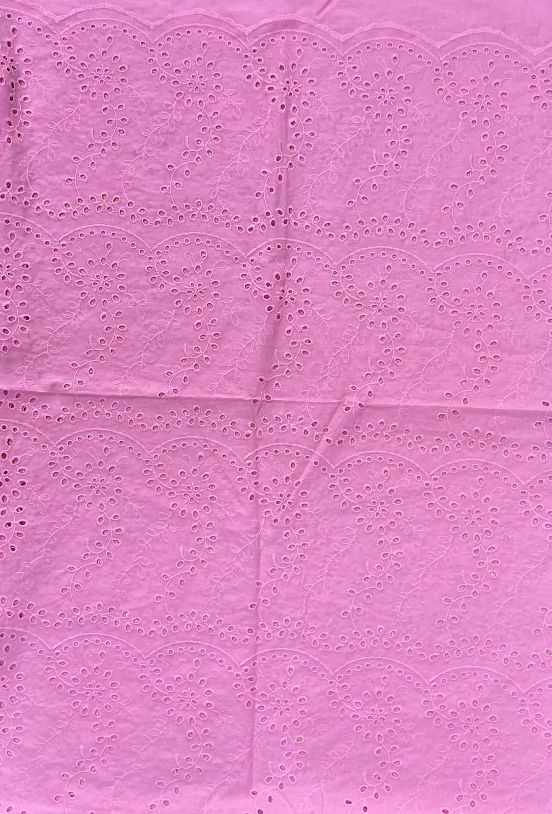 Ojalillo Unicolor Rosado X Metro.