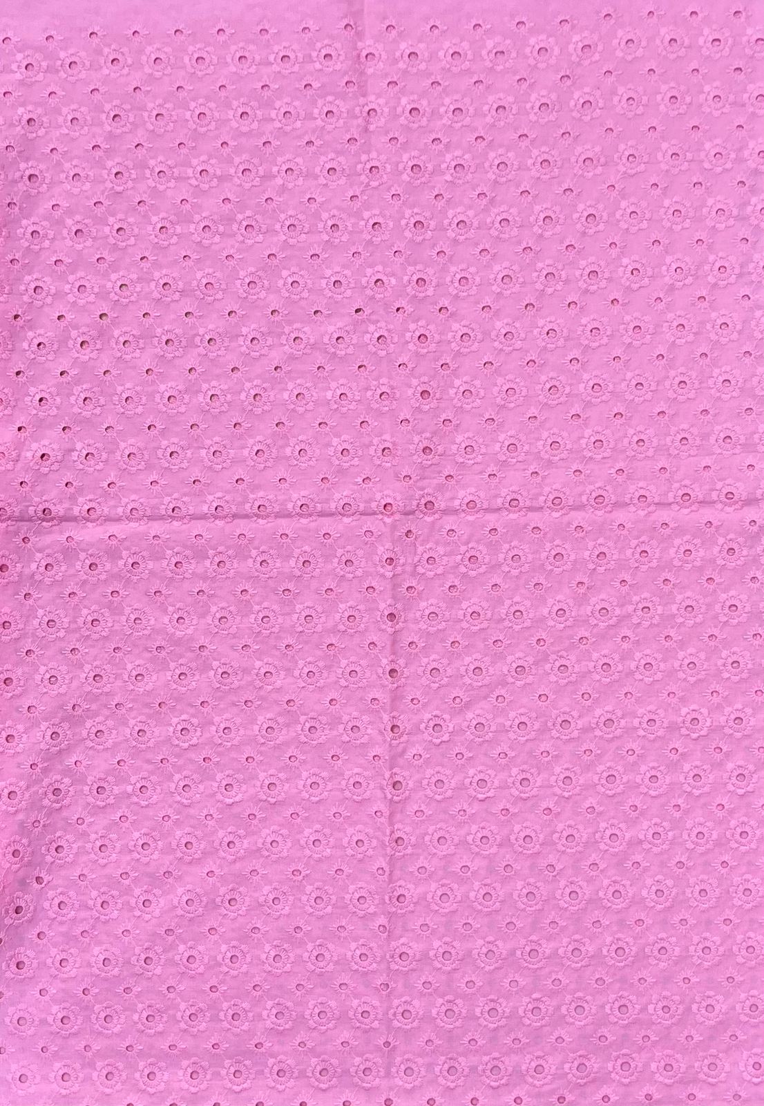 Ojalillo Unicolor Rosado X Metro.