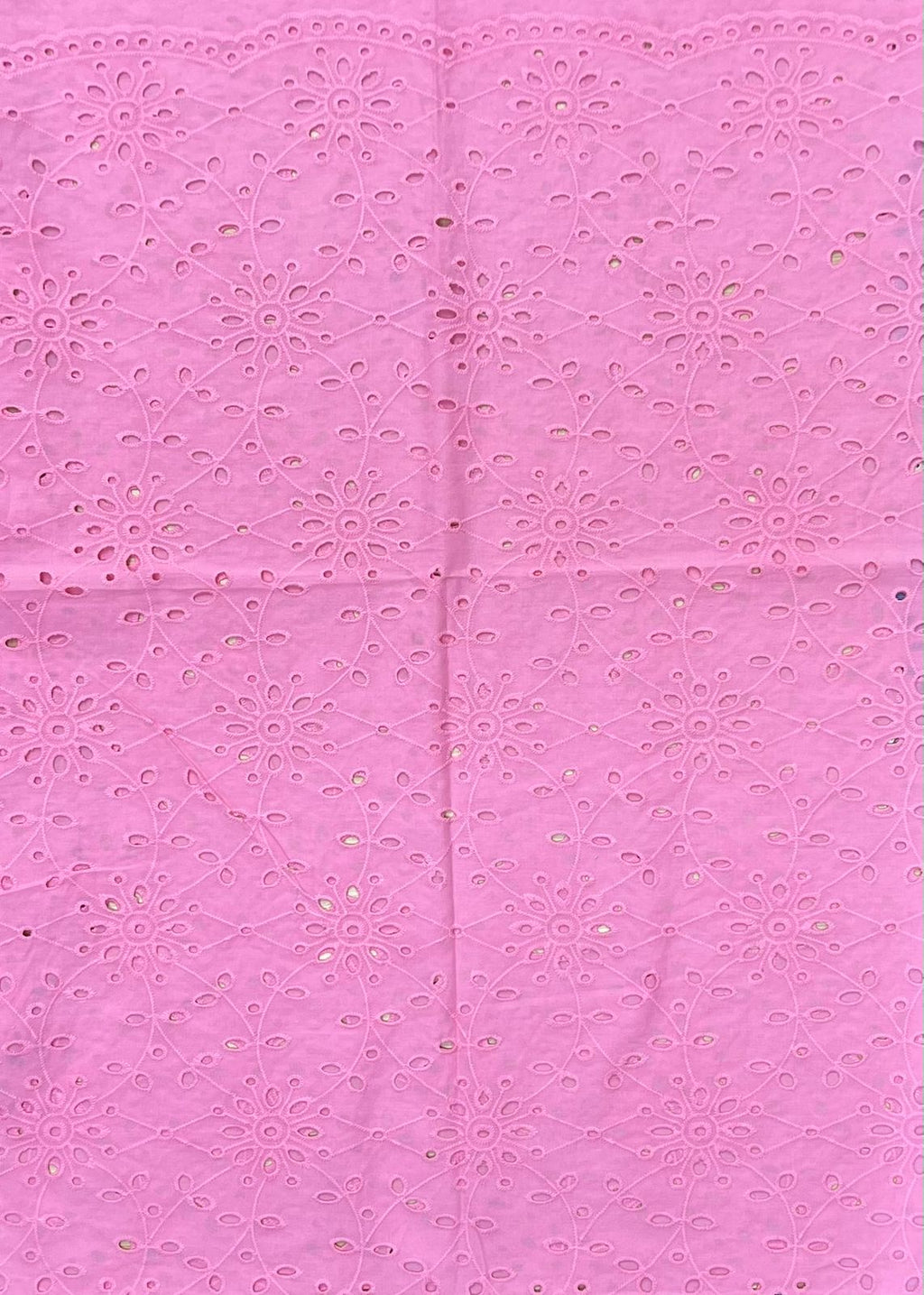 Ojalillo Unicolor Rosado X Metro.