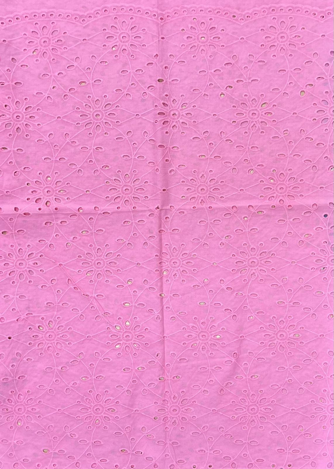 Ojalillo Unicolor Rosado X Metro.