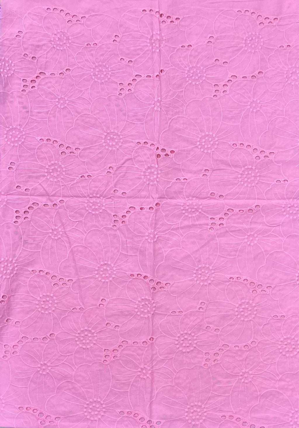 Ojalillo Unicolor Rosado X Metro.