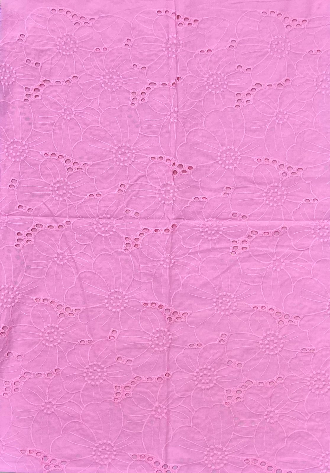 Ojalillo Unicolor Rosado X Metro.