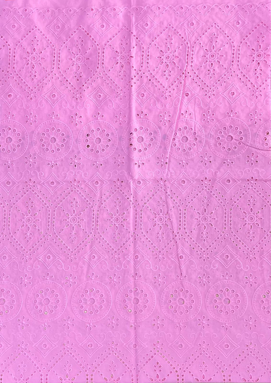 Ojalillo Unicolor Rosado X Metro.