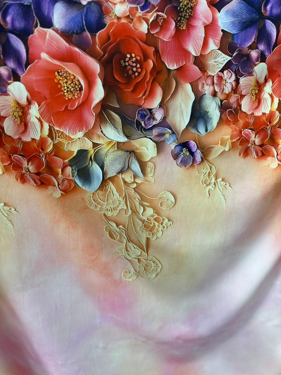 Tela Seda Mango 3D X Metro