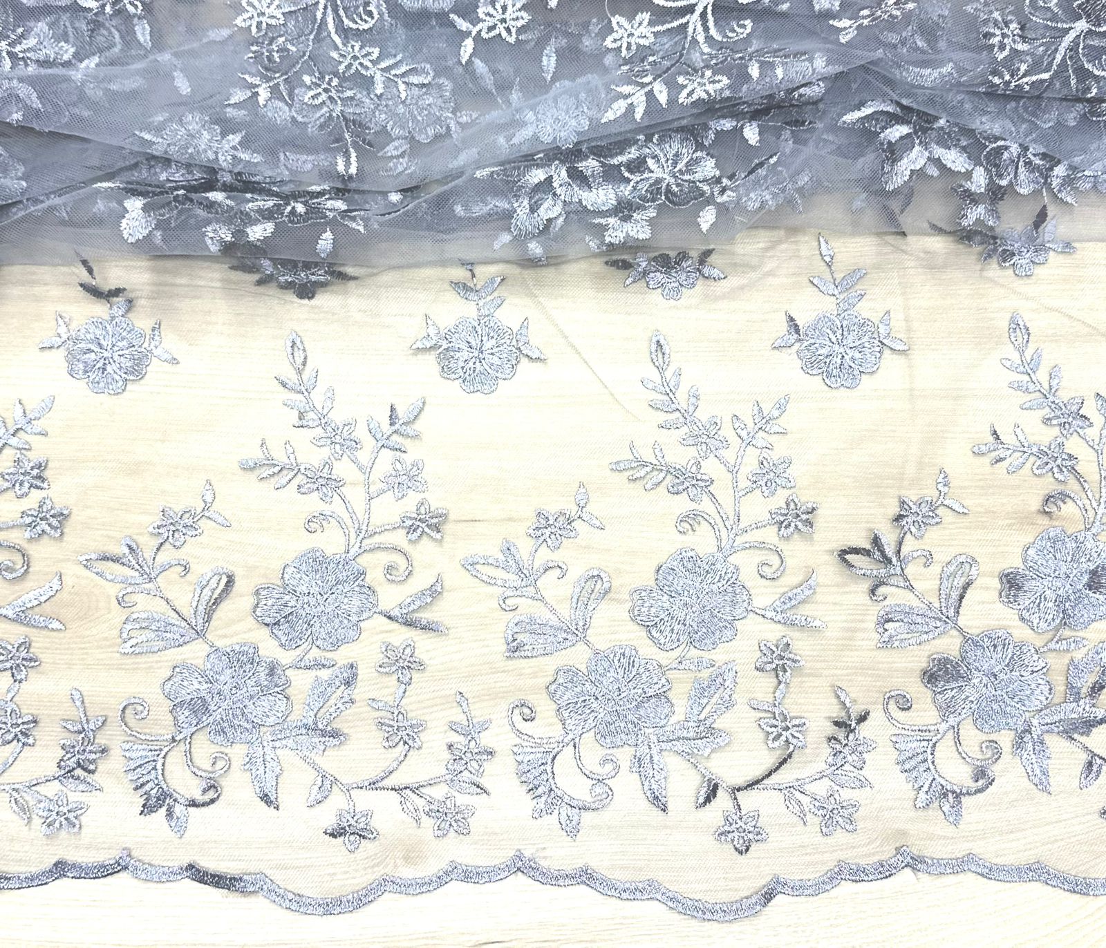 Tela Chantilly Bordado X Metro.