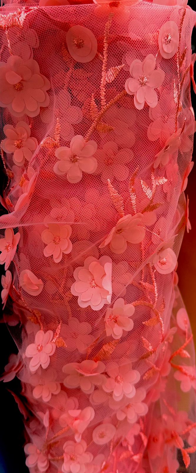 Tul Flor 3D X Metro.