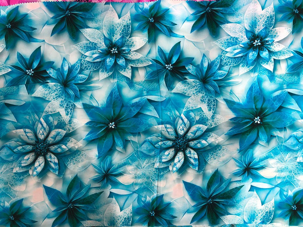 Tela Chalis Rayón Estampado Floral X Metro.