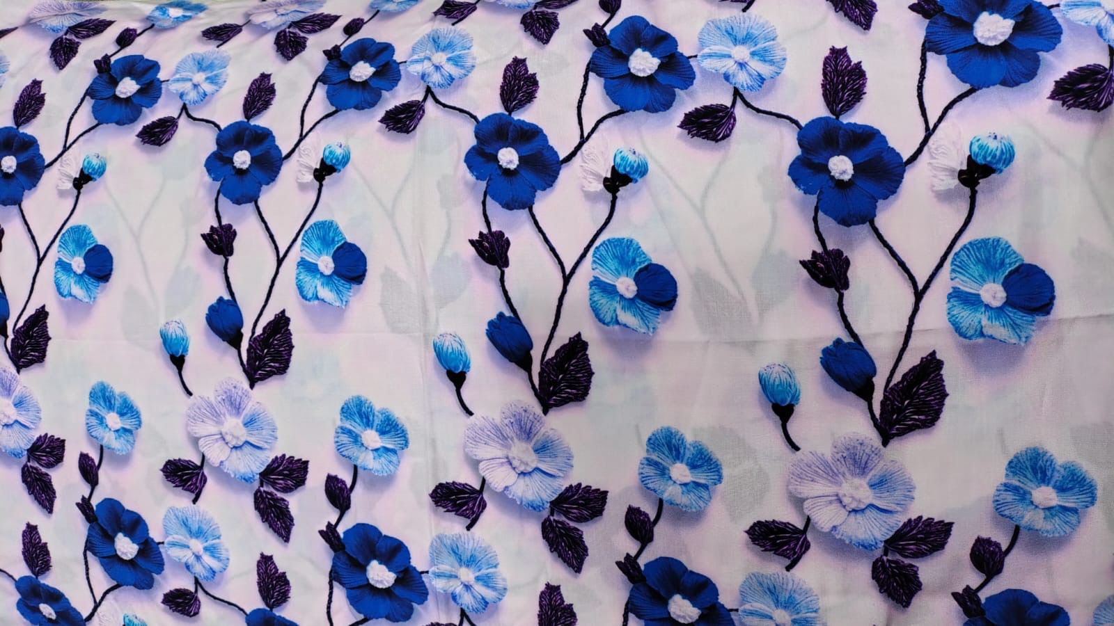 Chalis Rayon Estampado Botánico X Metro.