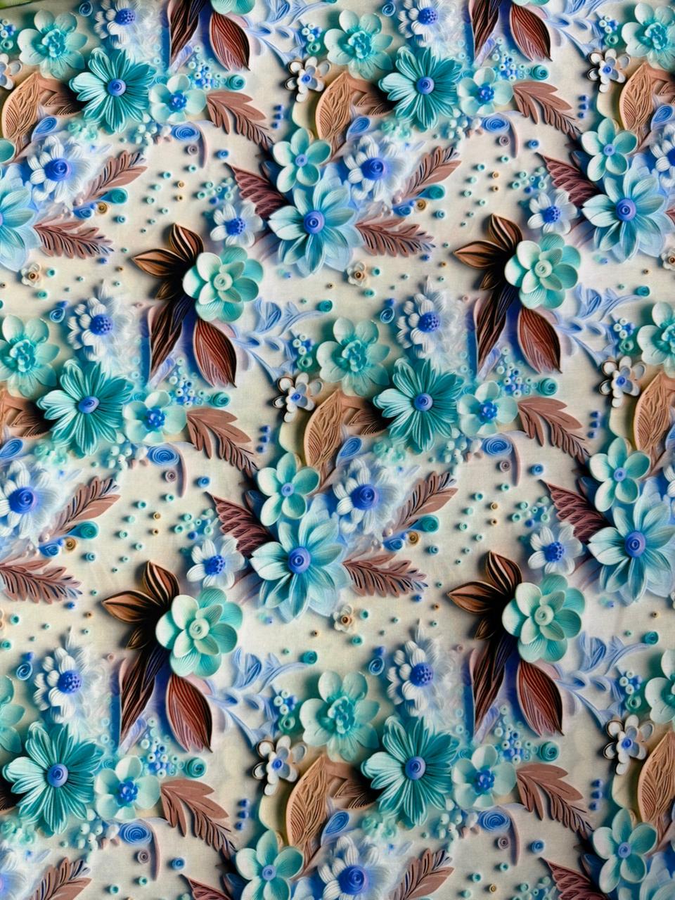 Chalis Rayon Estampado Floral X Metro.