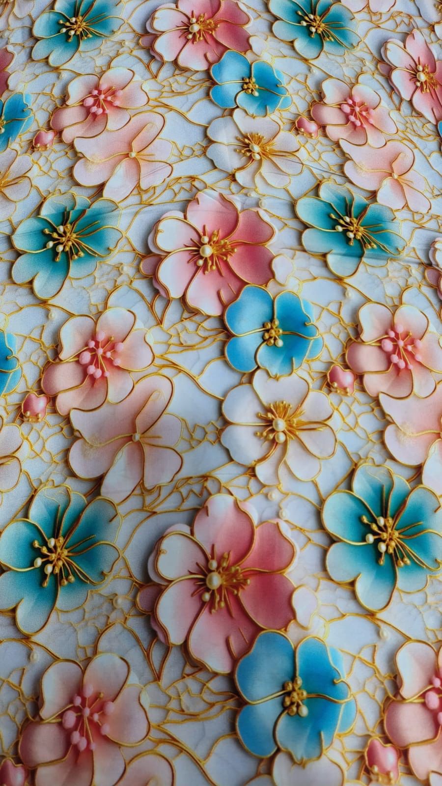 Chalis Rayon Estampado Botánico X Metro.