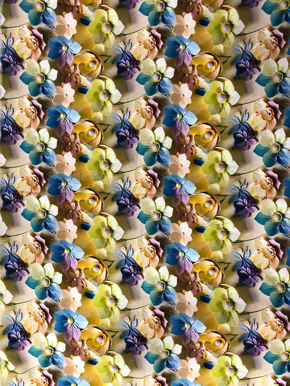 Tela Chalis Rayón Estampado Floral X Metro.